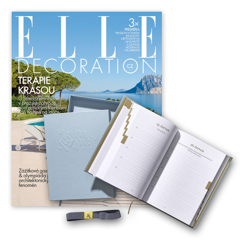 Roční předplatné Elle Decoration + deník a diář