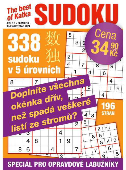 Roční předplatné Katka Best of Sudoku se slevou