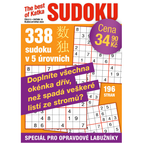 Roční předplatné Katka Best of Sudoku se slevou