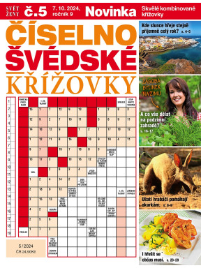 Svět ženy Číselno-švédké křížovky