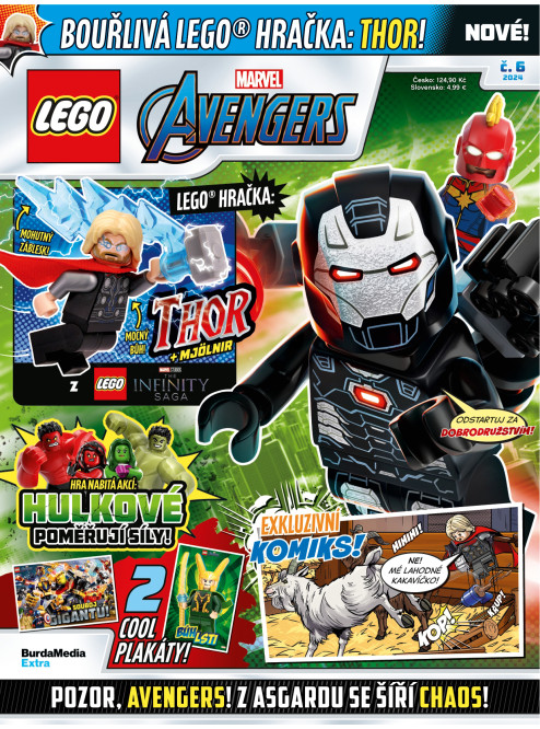 LEGO® MARVEL AVENGERS ROČNÍ PŘEDPLATNÉ SE SLEVOU