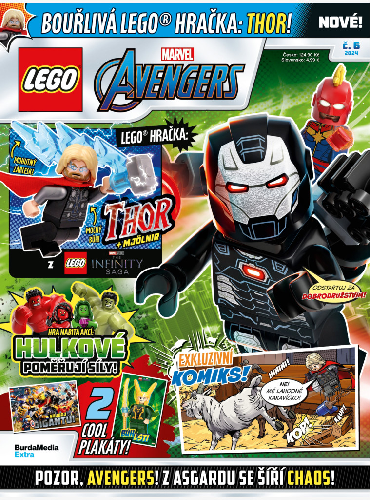 AKTUÁLNÍ VYDÁNÍ LEGO® MARVEL AVENGERS 06/2024