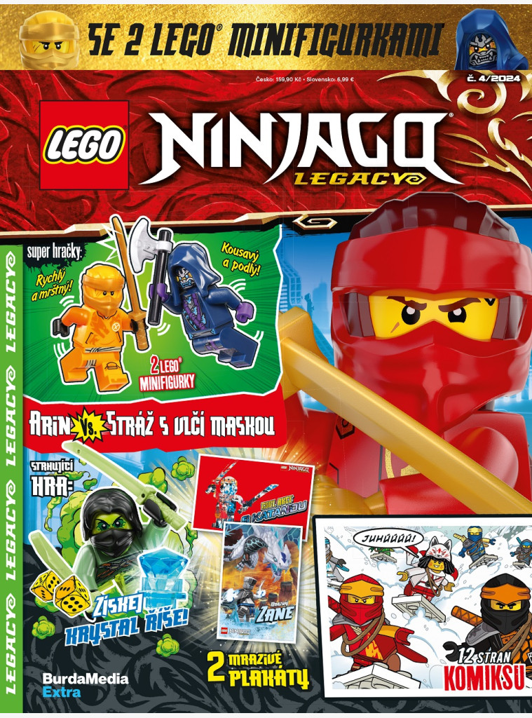 AKTUÁLNÍ VYDÁNÍ LEGO® NINJAGO® LEGACY 04/2024